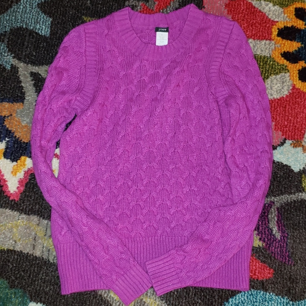J.Crew purple sweater